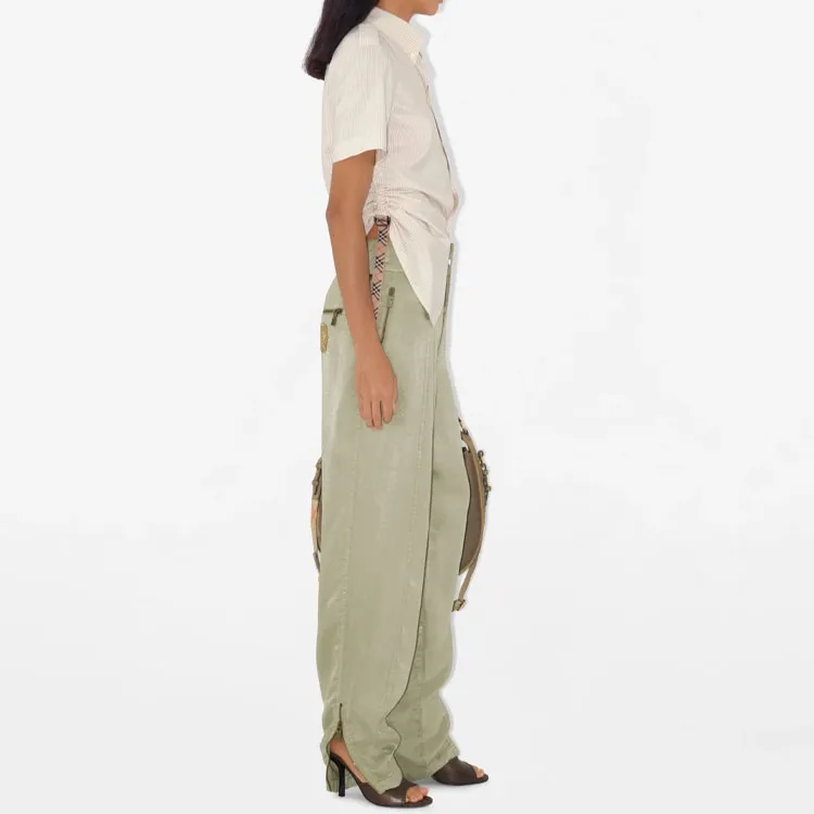 Burberry SS25 Casual Pants Women's Khaki-3