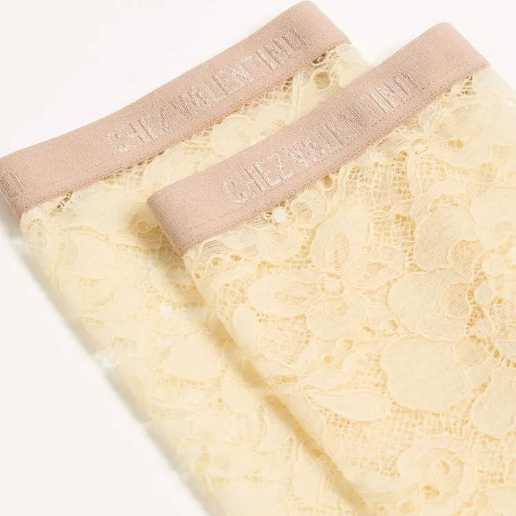 Valentino Floral Patterned Long Socks-1