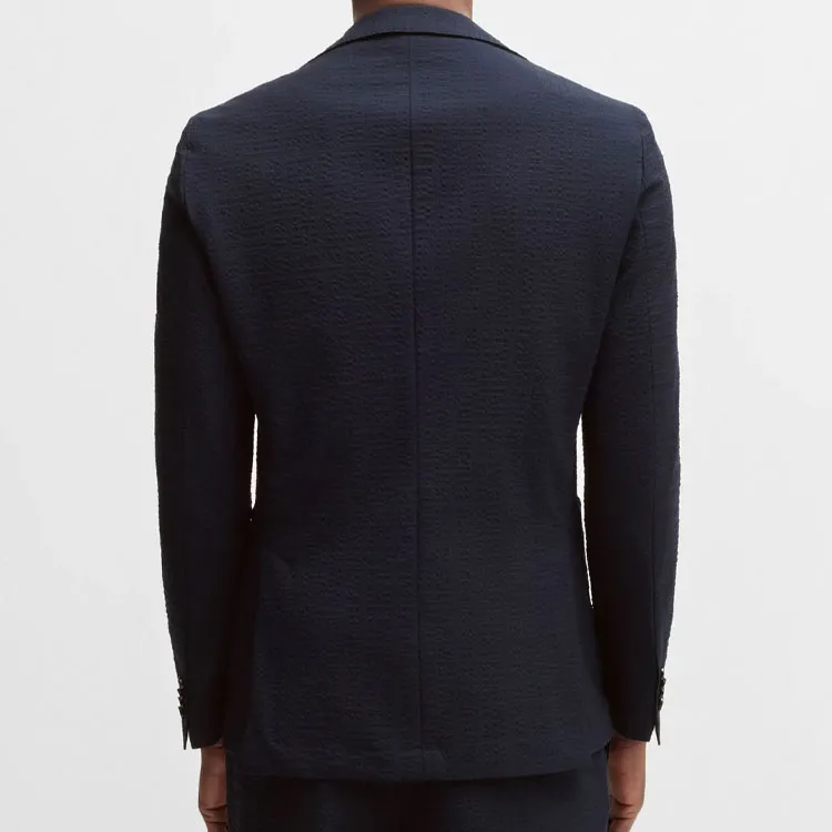 HUGO BOSS Business Suit Coat Men's Dark Blue-2