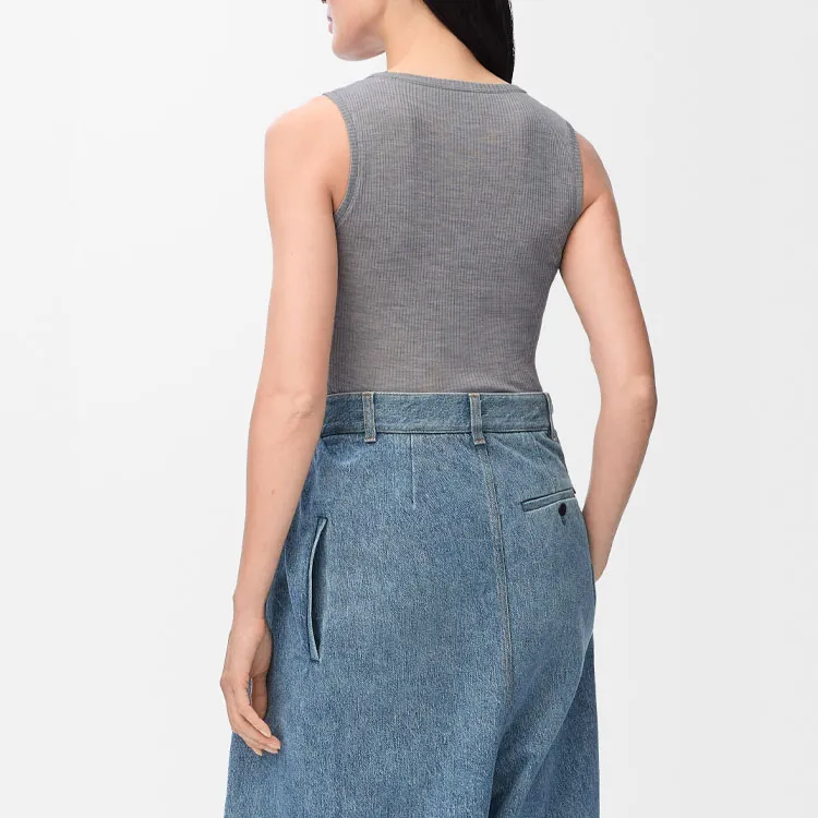 LOEWE Anagram Tank Top 'Grey Melange'-2