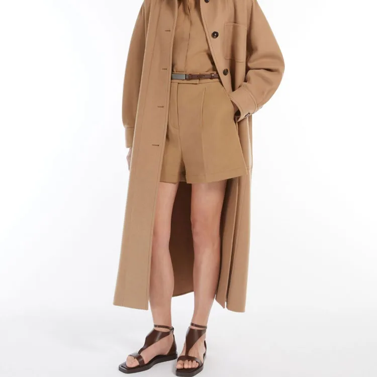 MaxMara Pleated Tailored Shorts-3