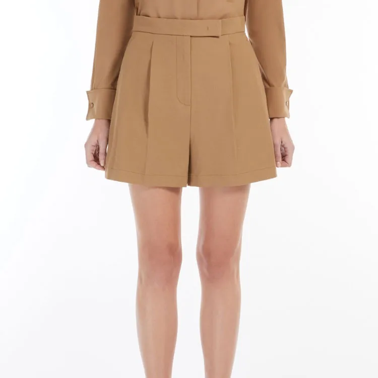 MaxMara Pleated Tailored Shorts-1