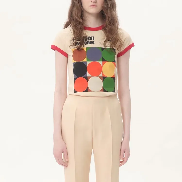 Valentino T Shirt Women's Light Beige-1