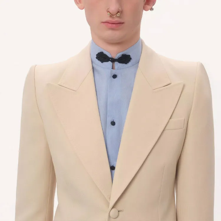Valentino Shirts Men Blue-6