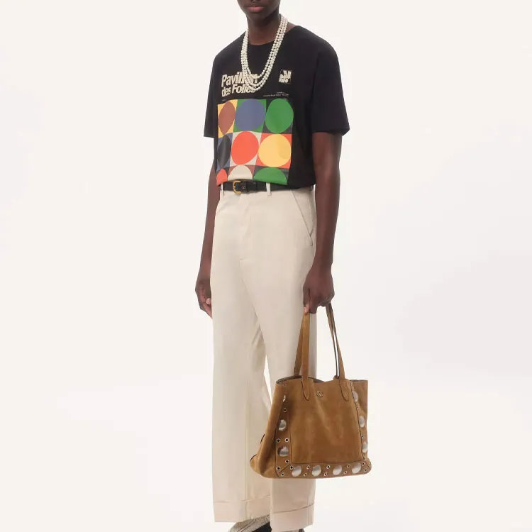Valentino SS25 Pavillon Des Folies T Shirt Men's Black-4