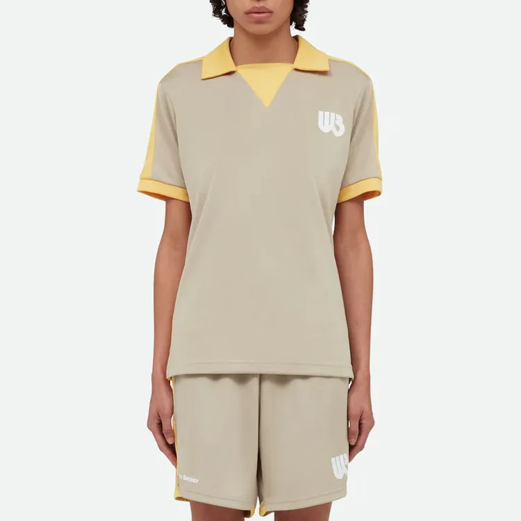 Wales Bonner Embroidered logo Polo Shirt-1