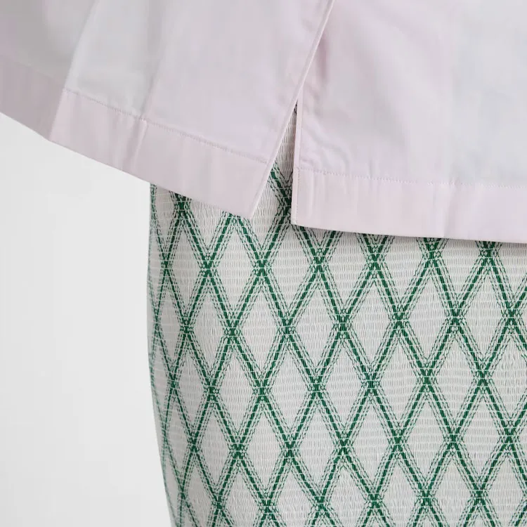 PRADA Patterned Cotton Midi Skirt-4