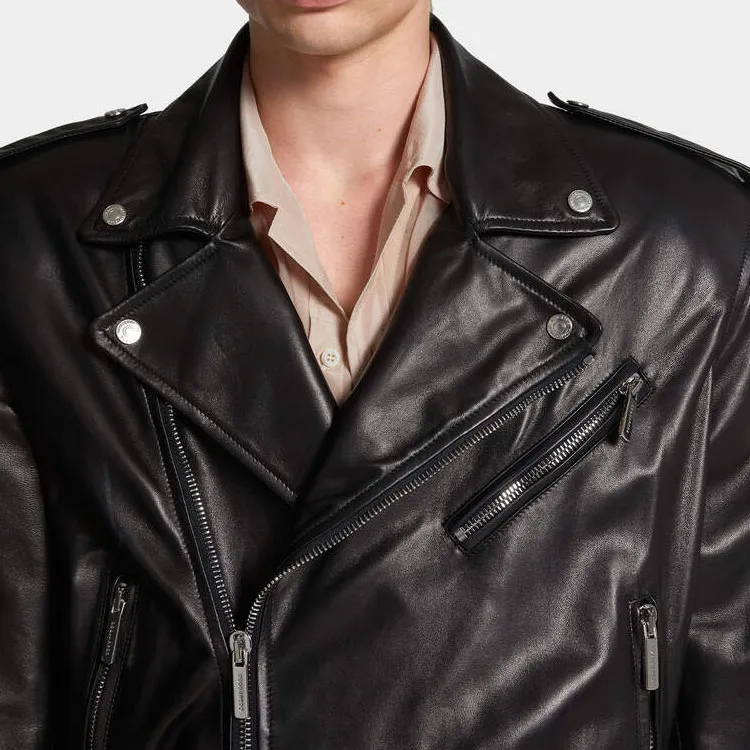 DSQUARED 2 80s Leather Kiodo Jacket-5