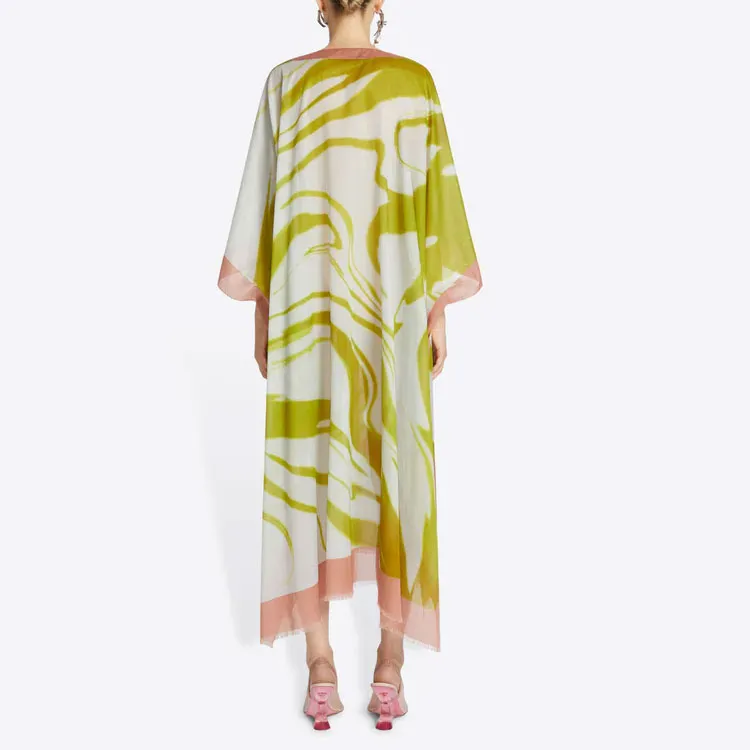 DRIES VAN NOTEN Abstract print Cotton Midi Dress-2