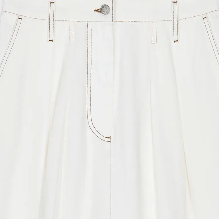 DRIES VAN NOTEN Pleated Palazzo Pants-4
