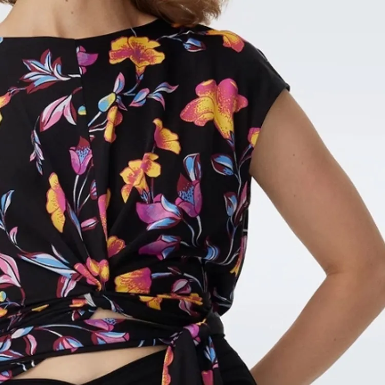 Diane Von Furstenberg SS25 Shirt Women's Black-5
