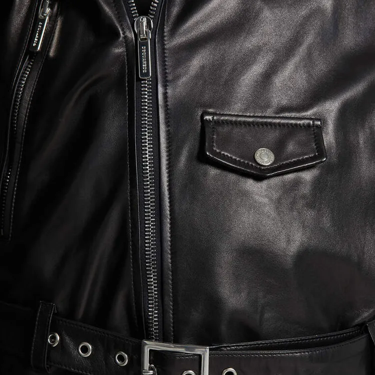DSQUARED 2 80s Leather Kiodo Jacket-6