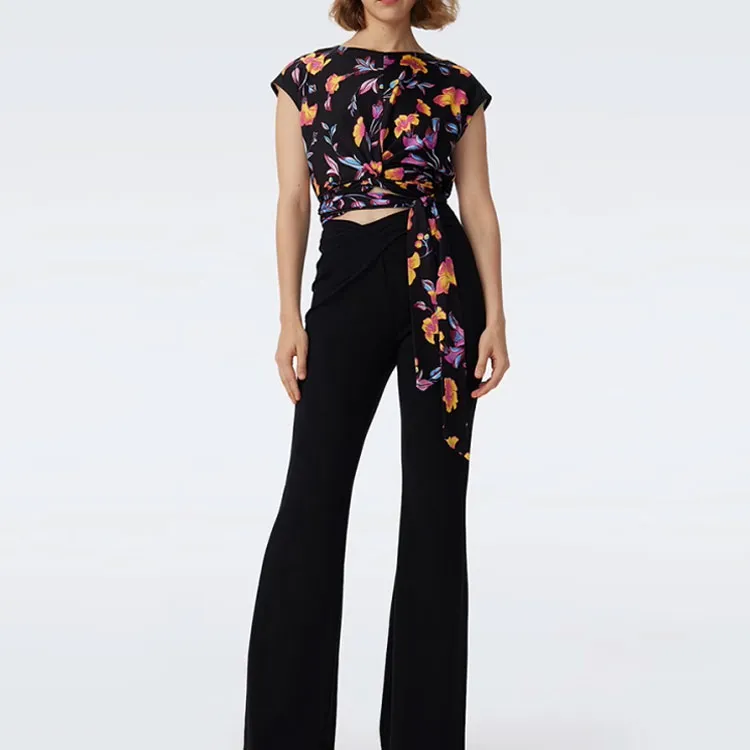Diane Von Furstenberg SS25 Shirt Women's Black-1