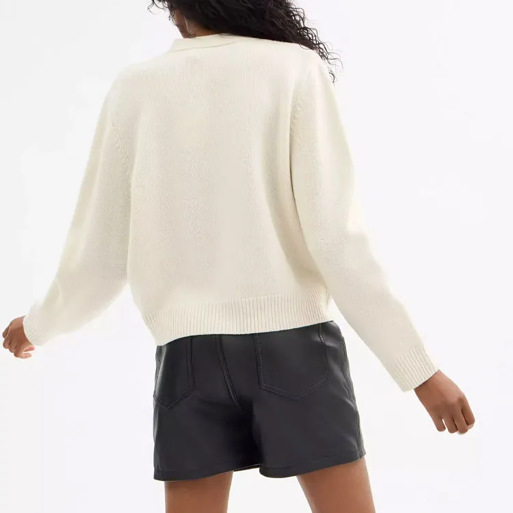 COACH Heritage Sweater Women's White-2