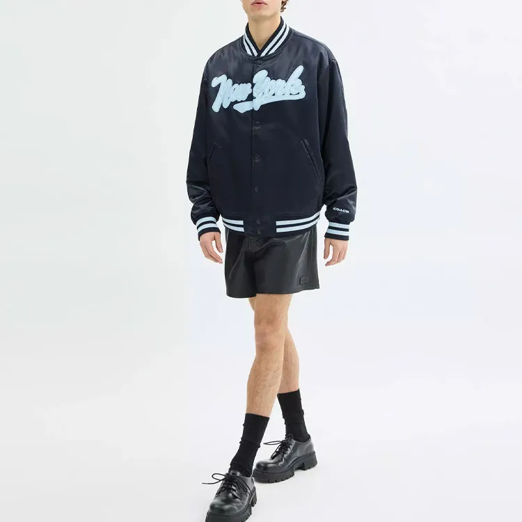 COACH Jackets & Coats Men's Navy Blue-1