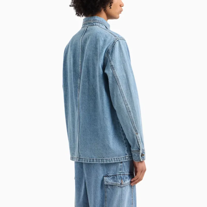 ARMANI EXCHANGEAE Denim Jacket Men's Blue-2