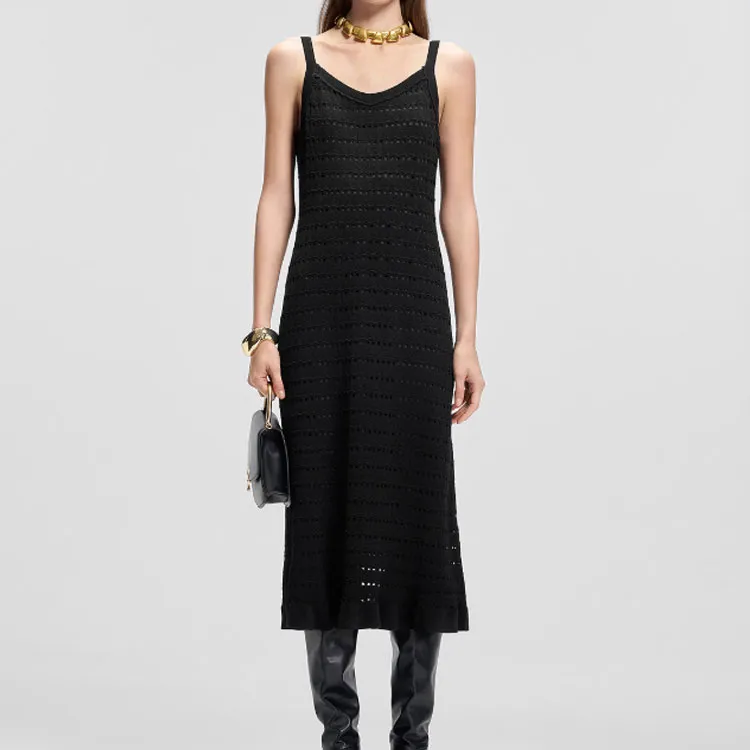 KARL LAGERFELD SS25 Slip Dresses Women's Black-2