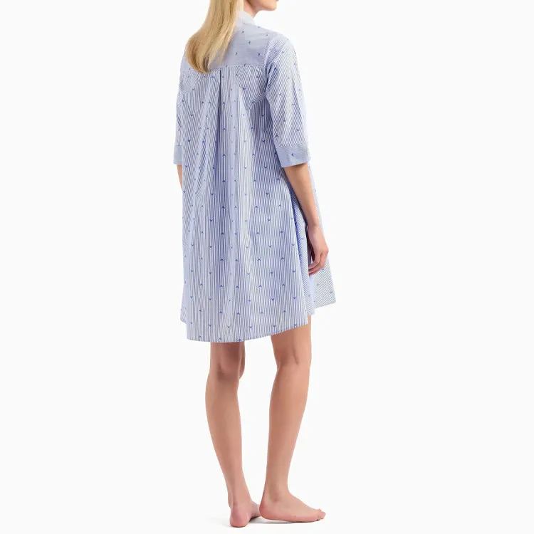 EMPORIO ARMANI Nightgown Women's Stone Blue-2