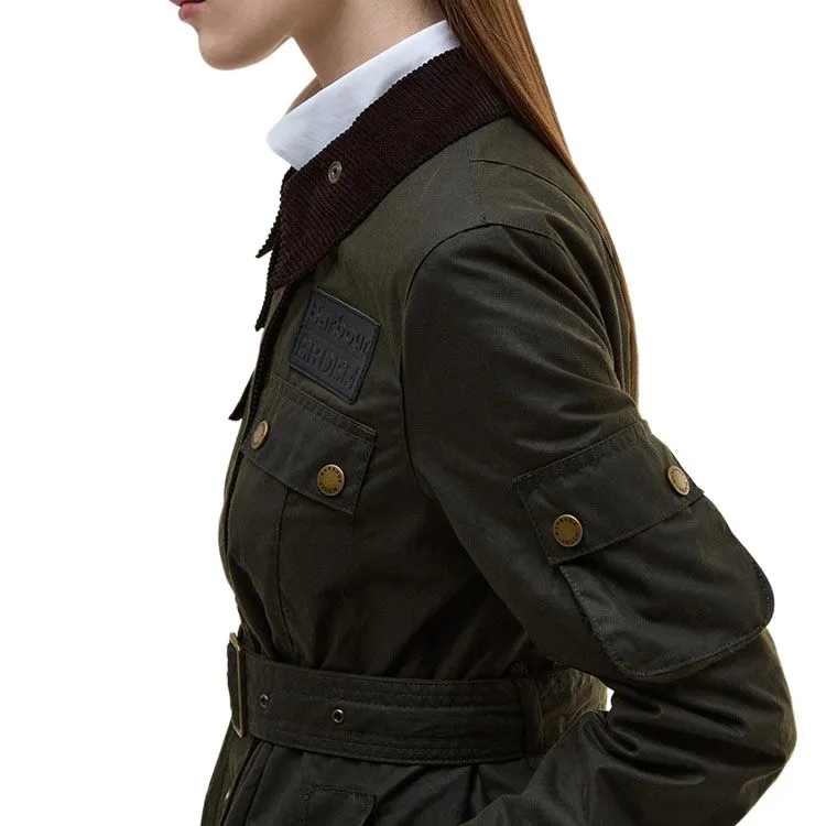BARBOUR x Erdem SS25 Jackets Coats Women's Army Green-5