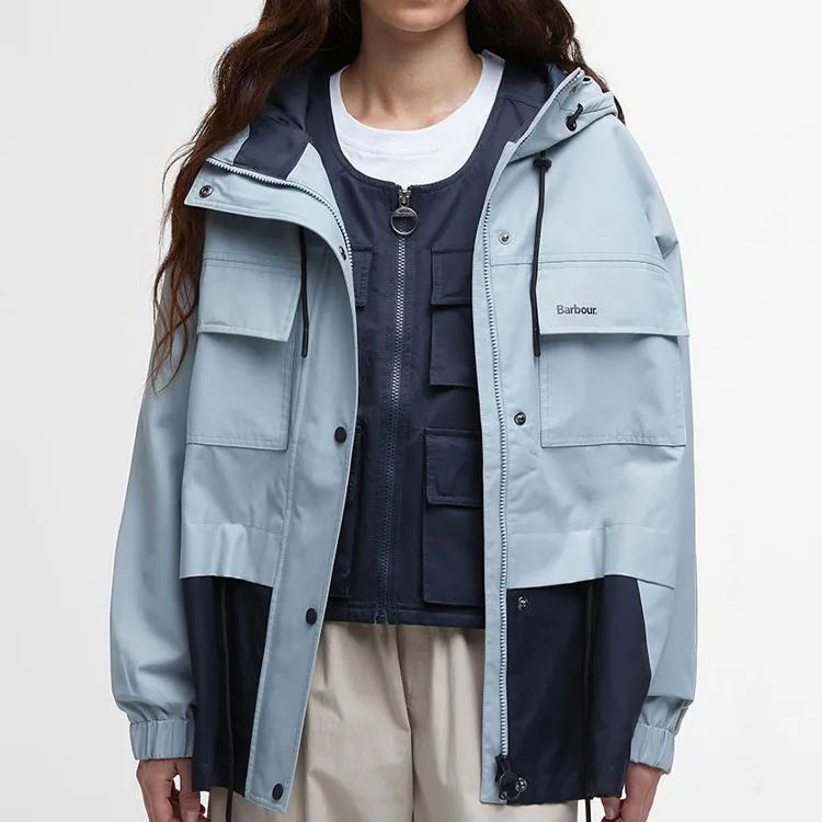 BARBOUR SS25 Jackets Coats Women's Light Blue-1