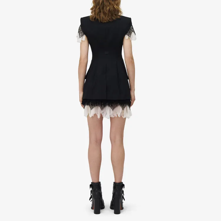 Alexander McQueen Wool A line Skirt-2