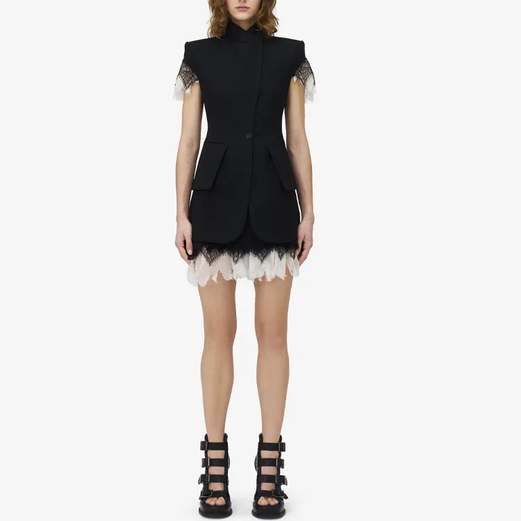 Alexander McQueen Wool A line Skirt-1
