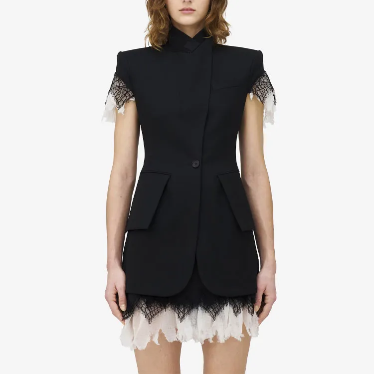 Alexander McQueen Jackets & Coats Women's Black-4