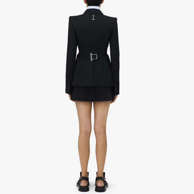 Alexander McQueen Peak lapels Blazer-2