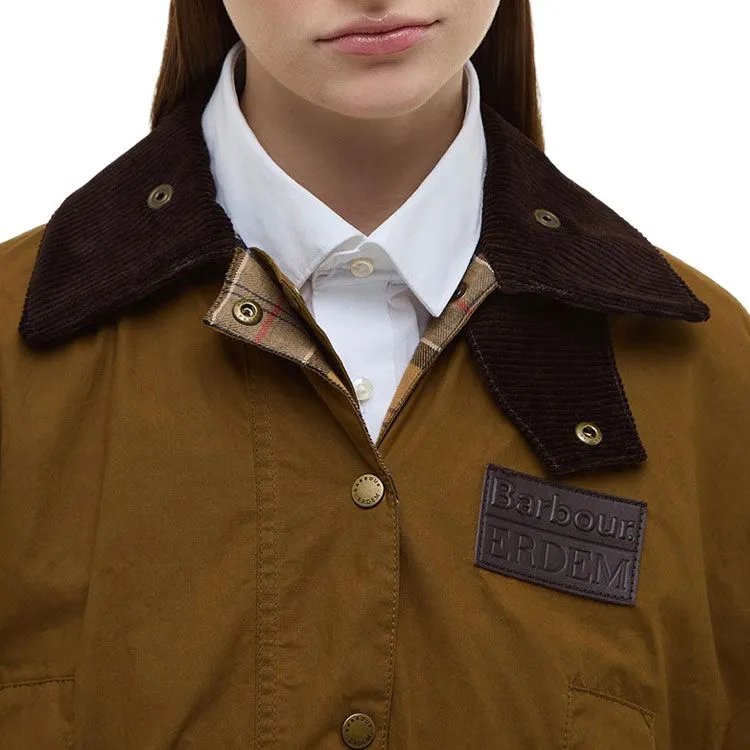 BARBOUR x Erdem SS25 Jackets Coats Women's Brown-7