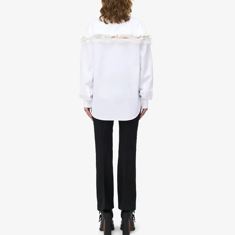 Alexander McQueen Slashed Creponne detail Shirt-3