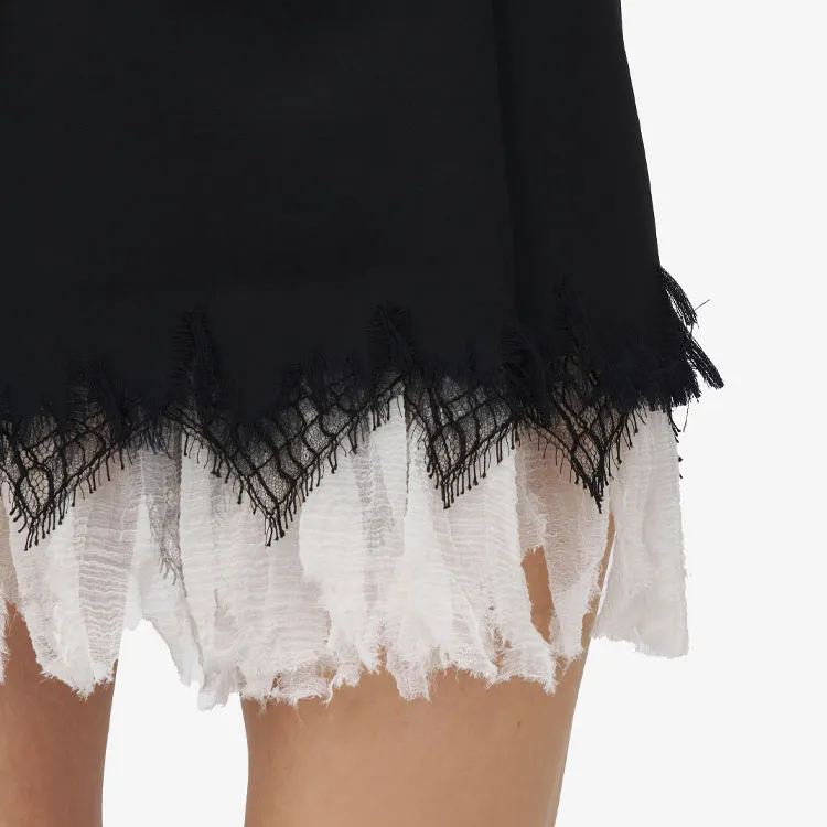 Alexander McQueen Wool A line Skirt-4