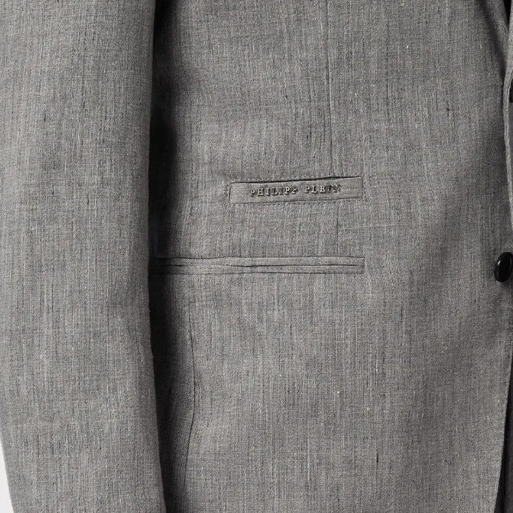 PHILIPP PLEIN Linen Blazer-4