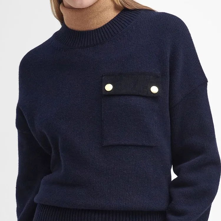 BARBOUR Knitwear Women's Marine Blue-4