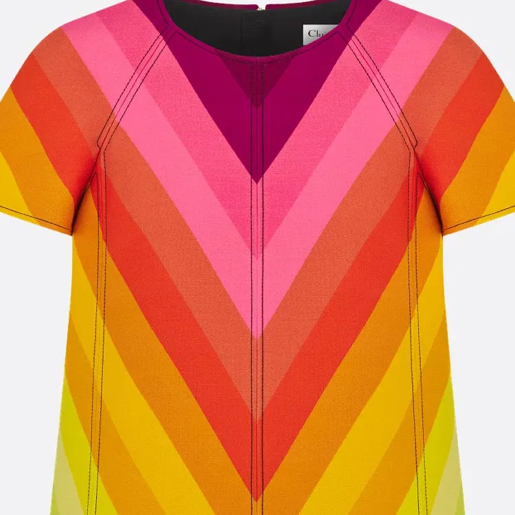 DIOR SS25 Short Sleeved Dresses Women's Multicolor-2