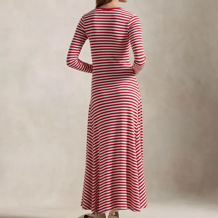 Polo Ralph Lauren Striped Maxi Dress-2