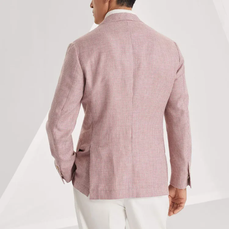 Brunello Cucinelli Houndstooth pattern Blazer-2