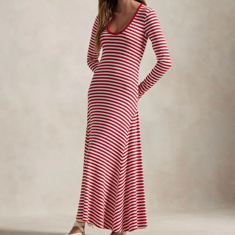 Polo Ralph Lauren Striped Maxi Dress-3