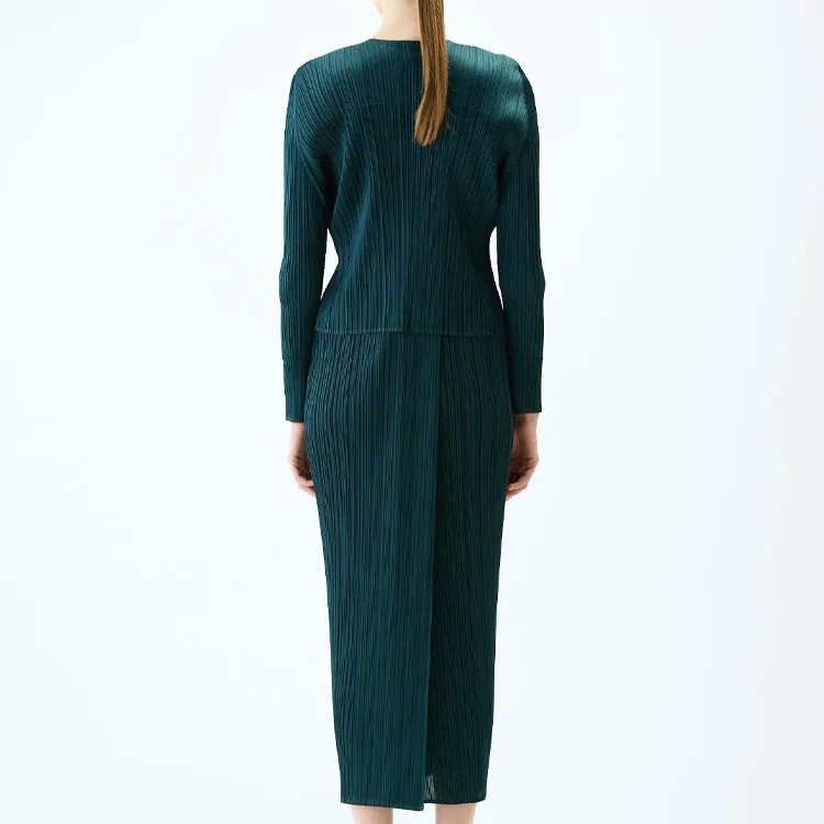 PLEATS PLEASE ISSEY MIYAKE Long Sleeve Cardigan-3