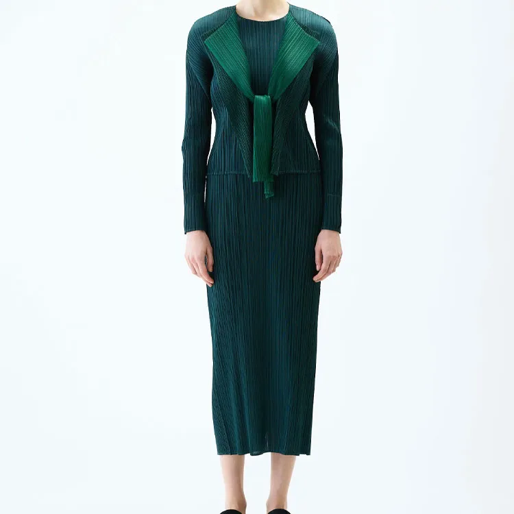 PLEATS PLEASE ISSEY MIYAKE Long Sleeve Cardigan-5