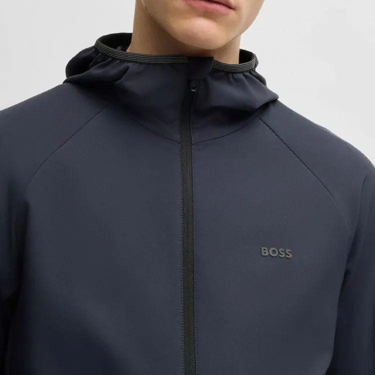 Boss Hooded Zip up Jacket-5