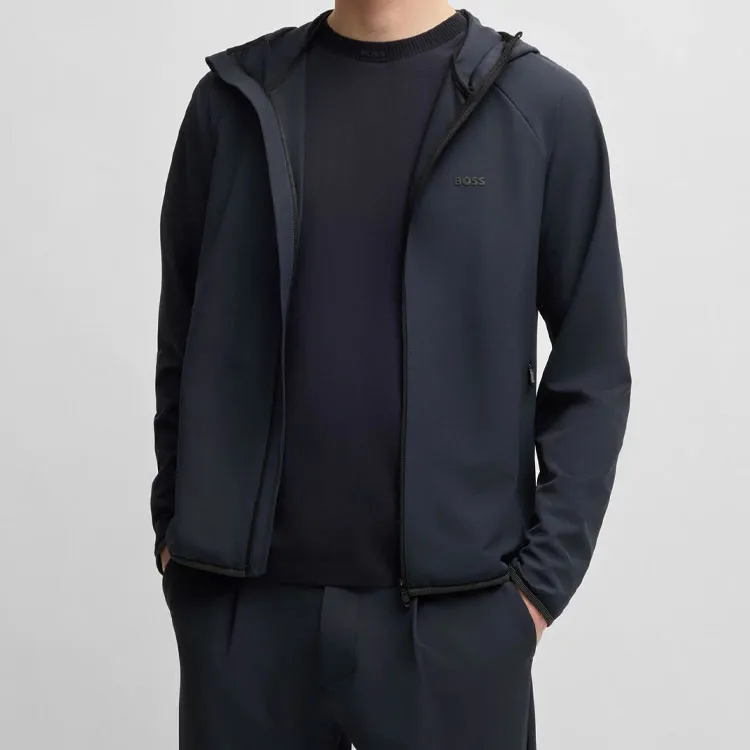 Boss Hooded Zip up Jacket-1