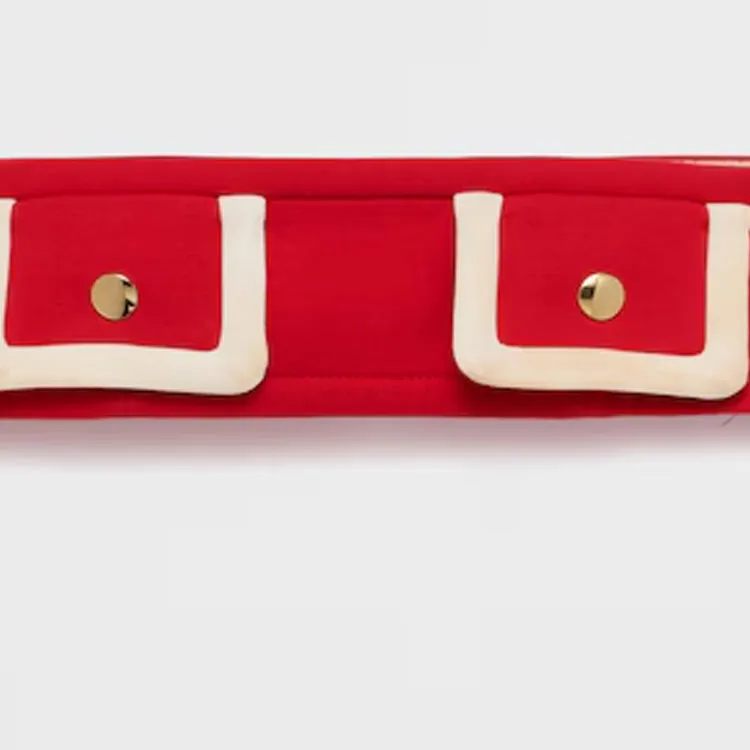 PRADA Strapless Top Women's Red-1