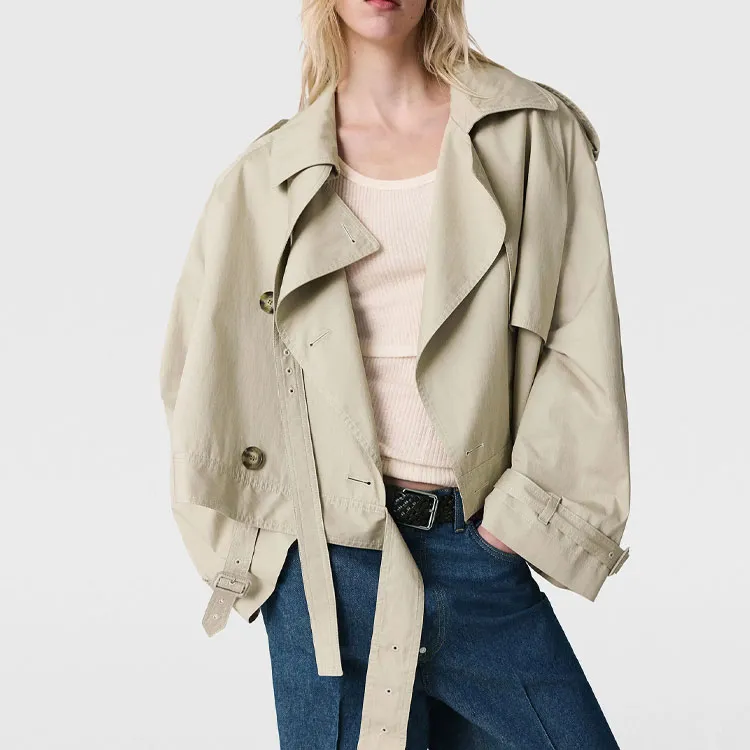 Stella McCartney Cropped Trench Jacket-1