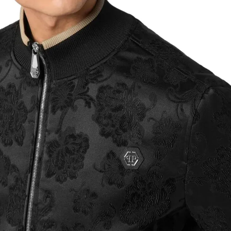 PHILIPP PLEIN Jacquard Flowers Bomber Jacket-5