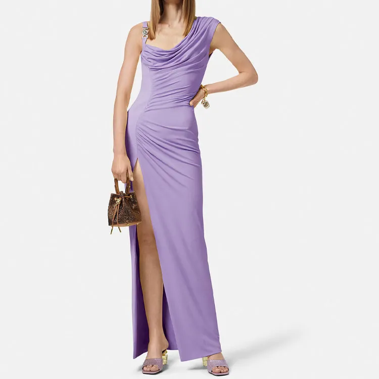 VERSACE Medusa '95 Draped Midi Dress-1