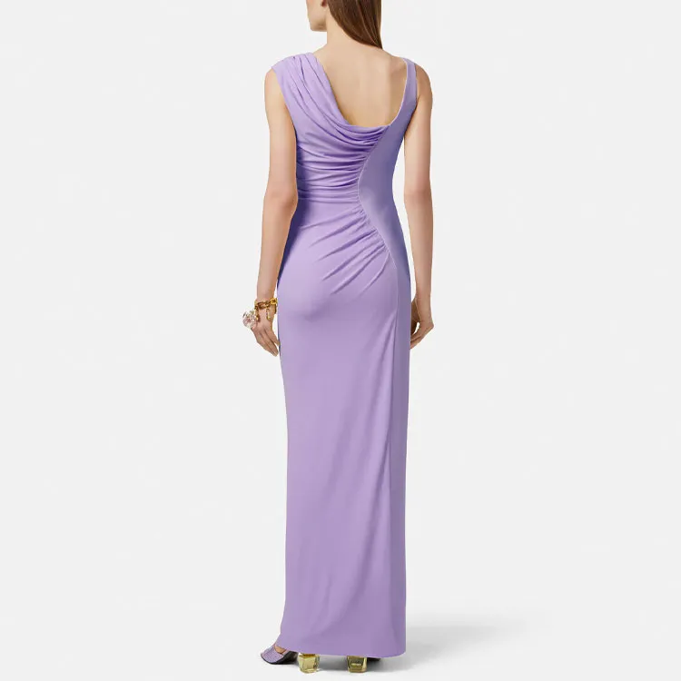 VERSACE Medusa '95 Draped Midi Dress-2