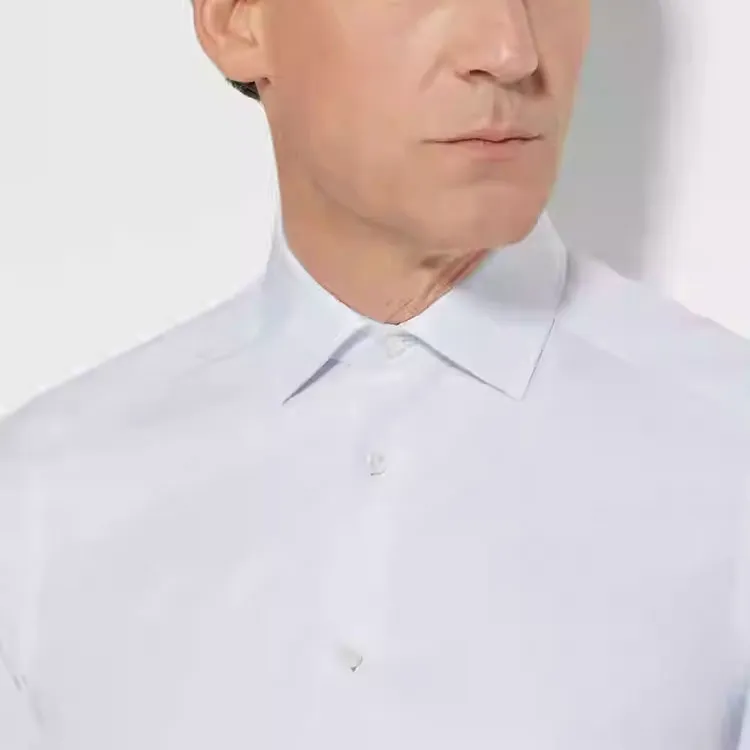 Ermenegildo Zegna Micro structured Cotton Shirt-3