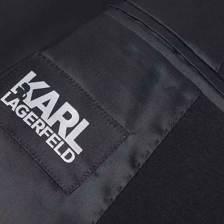 KARL LAGERFELD SS25 Business Suit Coat Men's Black-3