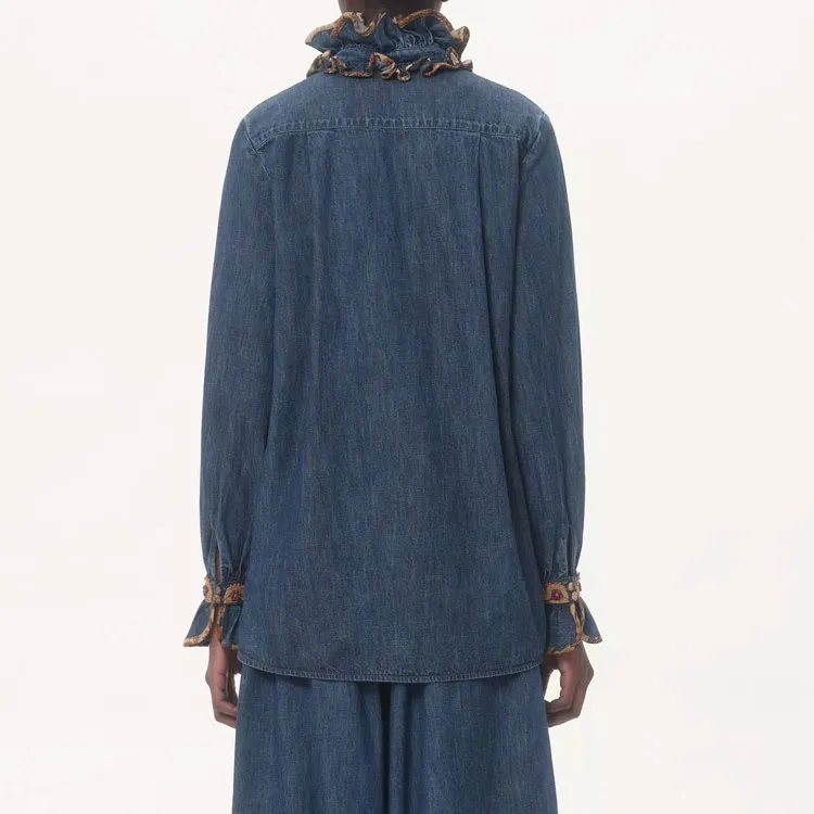 Valentino Shirts Women's Blue-2