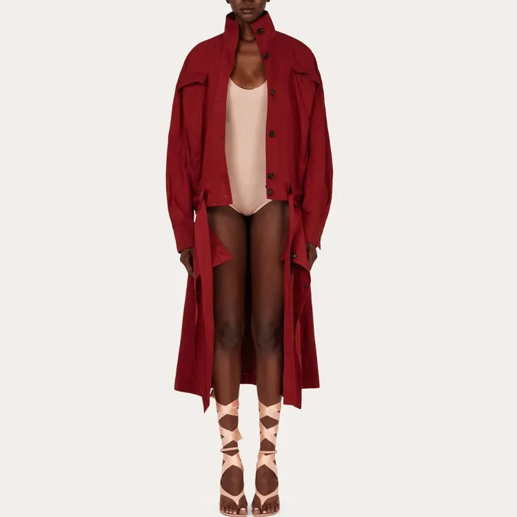 Ferragamo Belted Duster Coat-2